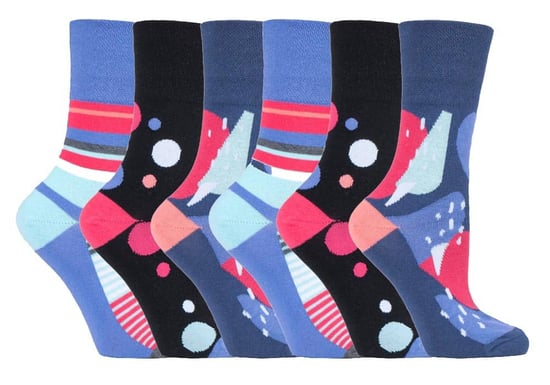 Gentle Grip - 6 Pairs Ladies Gentle Grip Non Elastic Socks - GG190 - Image 1