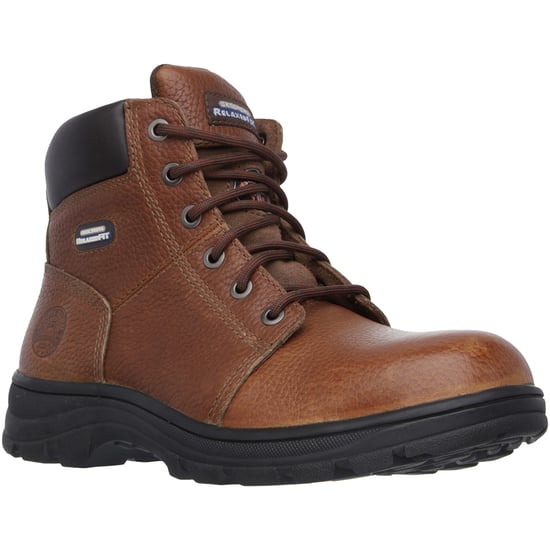 Skechers Mens Workshire Relaxed Fit Laced Safety Ankle Boots - Image 1