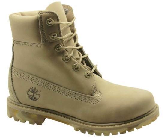 Timberland AF Premium Nubuck 6 Inch Camo Sole Beige Womens Boots A148U Z11B Z25A