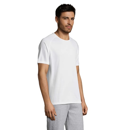SOLS Heren Sportief T-Shirt met korte mouwen Performance (Wit) - Image 3