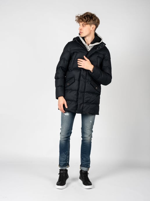 Geox Parka Levico Men's Black - Image 2