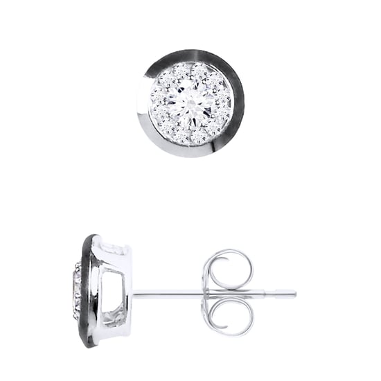 DIADEMA - Earrings with Diamonds - White Gold