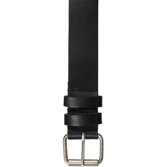 Kruze Mens Black Leather Belt - Image 3