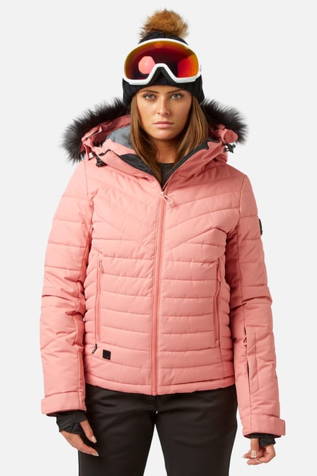 Destiny Hypadri Ski Jacket Blush Pink