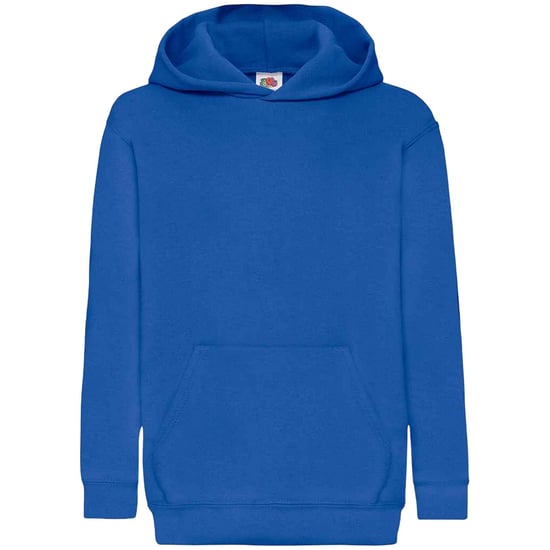 Fruit Of The Loom Kids Unisex Classic 80/20 Hoodie (Royal Blue) - Image 1
