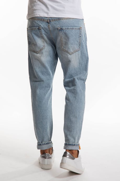 Takeshy Kurosawa Jeans Open-End Carrot Men's Blue - Image 3
