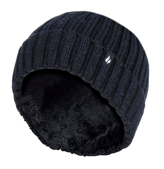 Heat Holders - Set med mössa och handskar för flickor - Chunky Ribbed Thermal Winter Hat & Gloves - Image 1