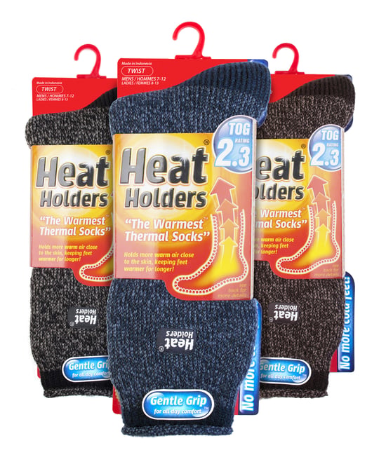 HEAT HOLDERS - 3 Pack Multipack Mens Insulated Thermal Socks for Winter - Bari - Image 2