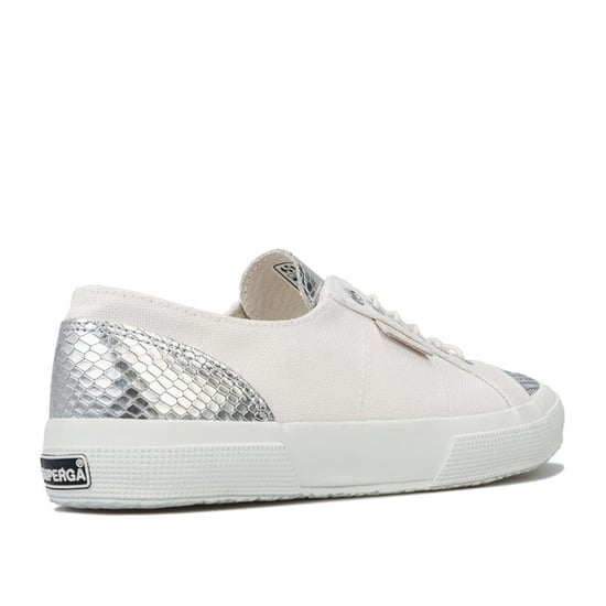 Women's Superga 2750 Estreme Classic Pumps in White silver - Image 3