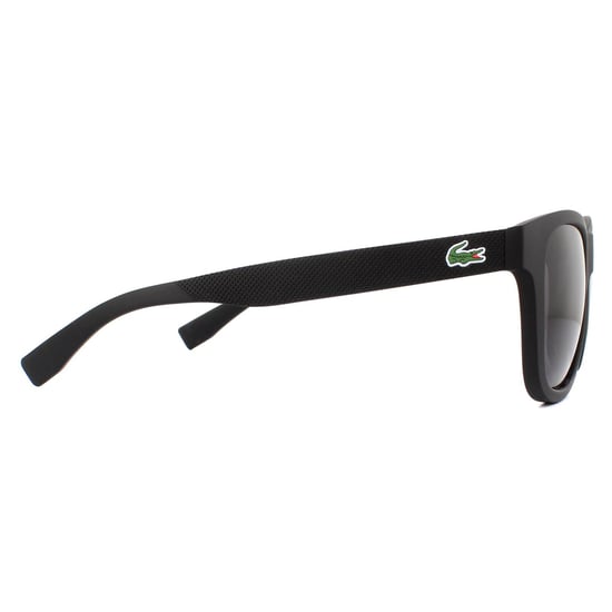 Lacoste Square Mens Matte Black Grey Sunglasses