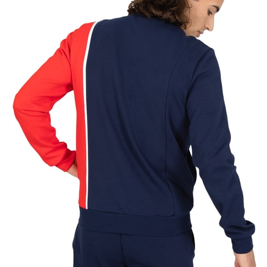 Le Coq Sportif Saison 1 Fz Sweatshirt Blauw Oranje - Image 3