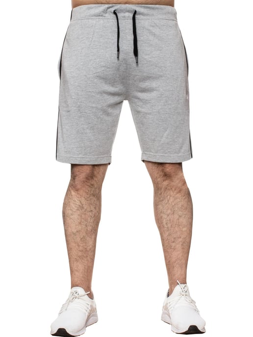 Enzo | Mens Lounge Shorts - Grey - Image 2