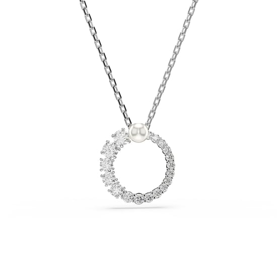 Swarovski 'Matrix' Dames Ketting van Basismetaal - Zilver 5688751 - Image 1