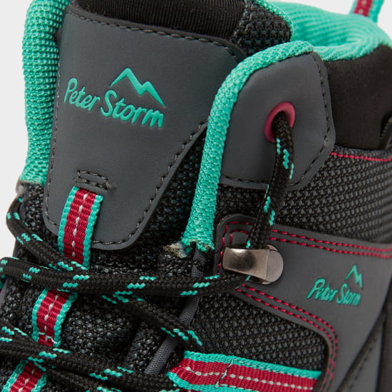 Peter Storm Kids' Broadoak Mid Waterproof Walking & Hiking Boots with StormGrip Outsole