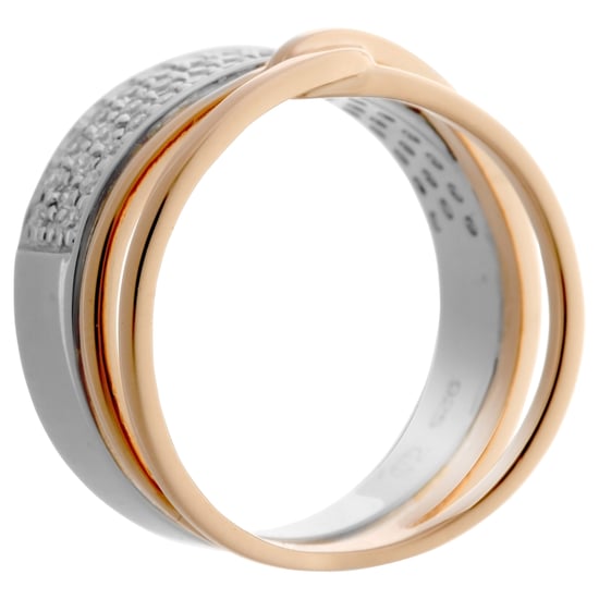 Orphelia Dames 925 Sterling Zilveren Ring - Zilver/Roze ZR-7206 - Image 3