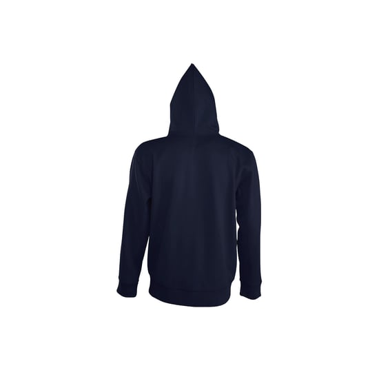 SOLS Heren Zeven Volle Zip Hooded Sweatshirt / Hoodie (Franse marine) - Image 2