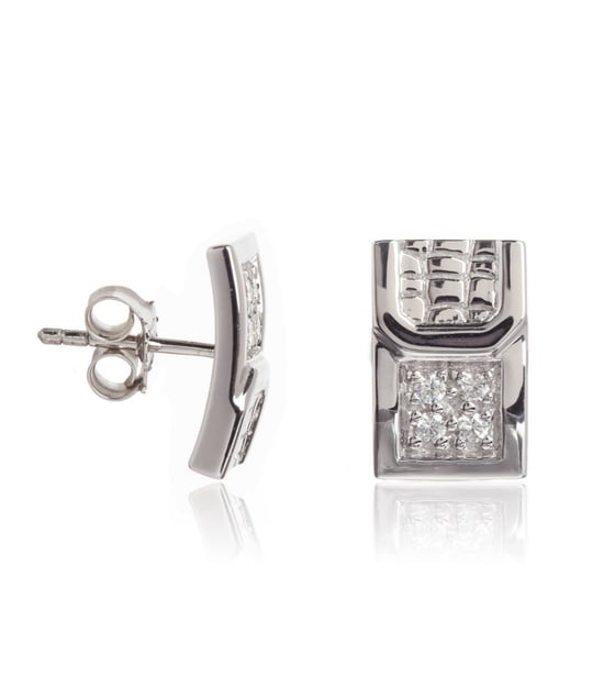 Orphelia Dames 925 Sterling Zilveren Stud Oorbellen - Zilver ZO-5902 - Image 3
