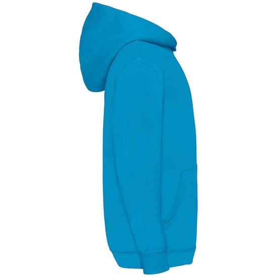 Fruit Of The Loom Kids Unisex Classic 80/20 Hoodie (Azure Blue) - Image 3