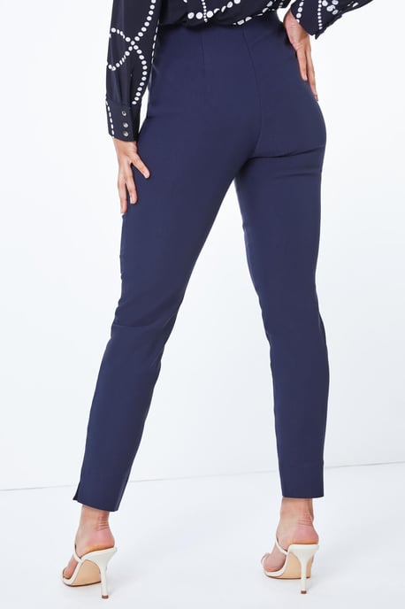Petite Full Length Elastic Waist Trousers - Image 4