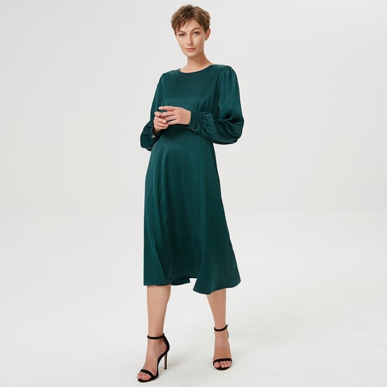 Aangepaste en wijd uitlopende vloeibare blouse -jurk - Image 3