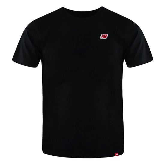 New Balance Short Sleeve Black Crew Neck Mens Small NB Pack T-Shirt MT01660 BK - Image 1