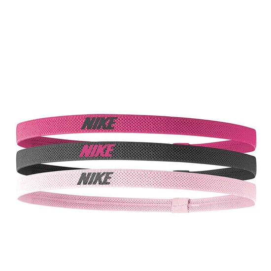 Nike Mixed Width Headband (Pack of 3) (Pink/Grey) - Image 1