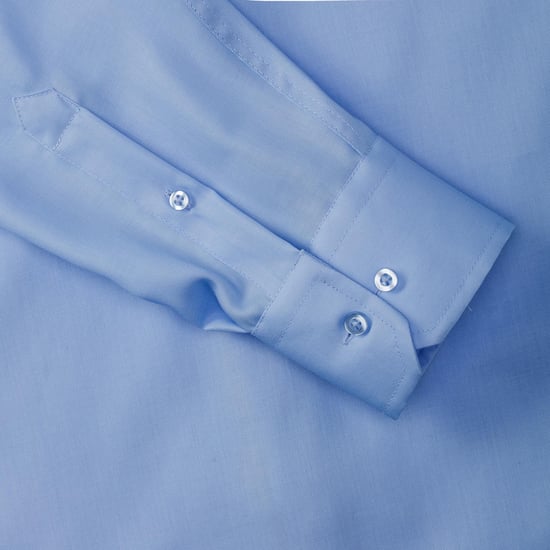 Russell Collection Mens Long Sleeve Ultimate Non-Iron Shirt (Bright Sky)