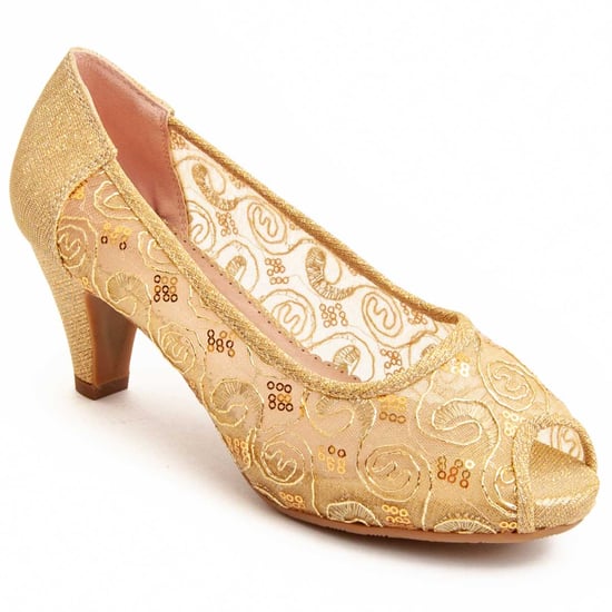 Montevita Heel Shoe Unnecebapas In Gold - Image 3
