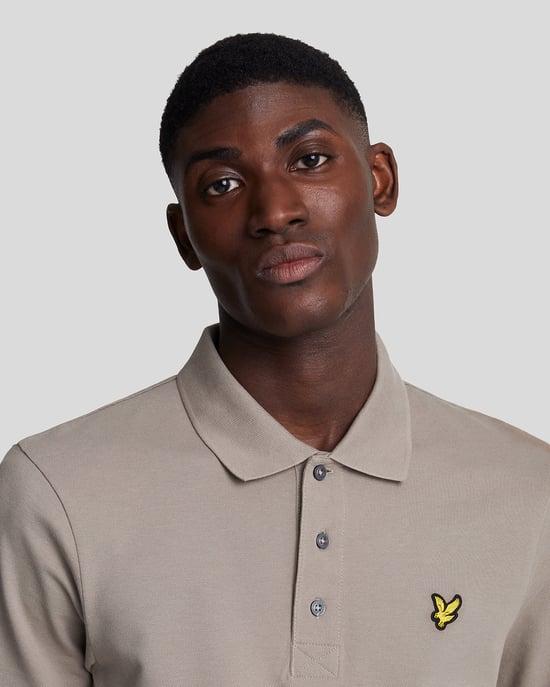 Mens Plain Polo Shirt in Green - Image 4