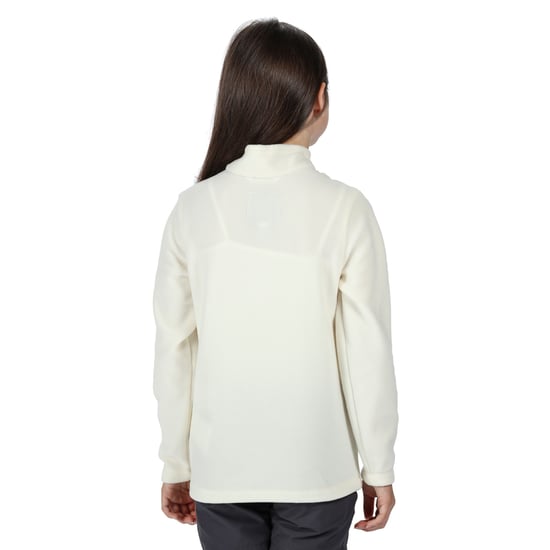 Regatta Great Outdoors Childrens/Kids Hot Shot II Half Zip Fleece Top (Polar White)