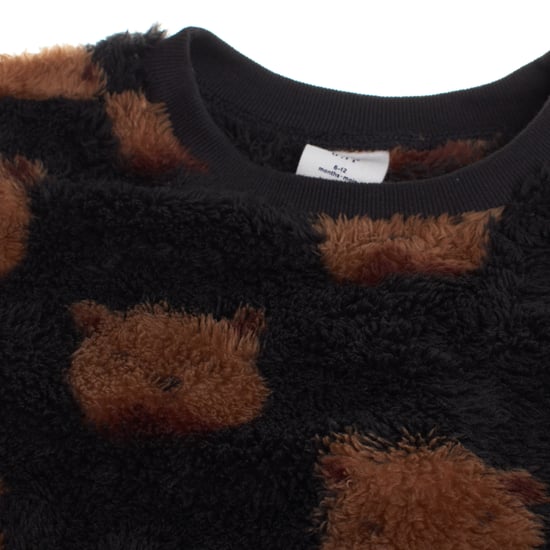 Sherpa sweater and pants set 479140 unisex baby