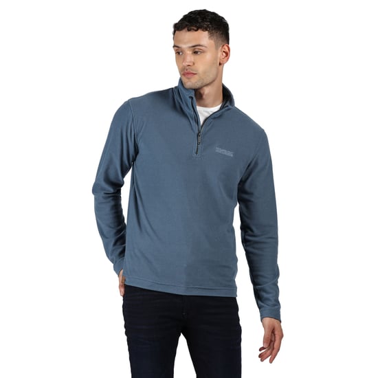 Regatta Mens Elgor II Lightweight Half Zip Fleece (Stellar Blue)