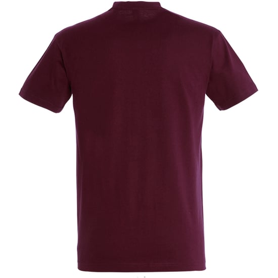SOLS Heren Keizerlijke Zwaargewicht T-Shirt met korte mouwen (Bourgondië) - Image 2