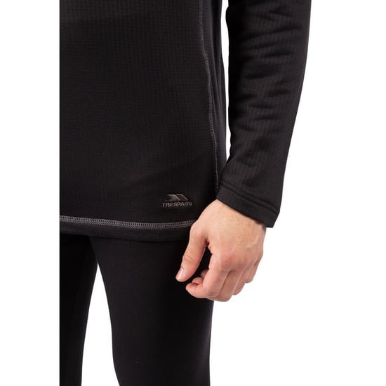 Trespass Unisex Adult Sandler Base Layer Set (Black)