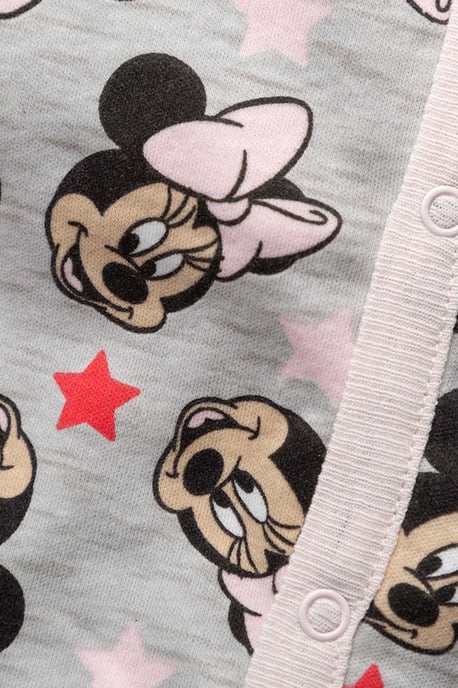 Minnie Mouse Print Cotton 3-Piece Baby Gift Set