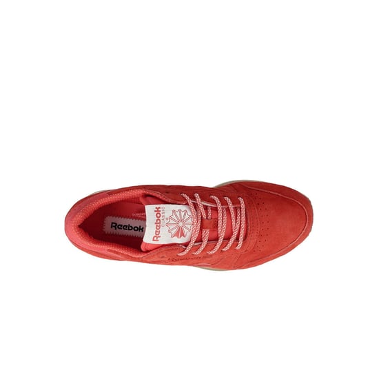 Reebok Classic Creoe Sail Away Lace-Up Red Suede Leather Womens Trainers BD3016