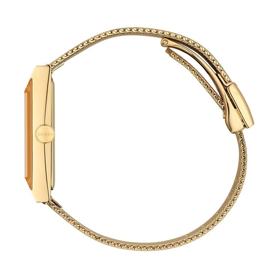 Gucci YA147410 G-Frame 34mm Yellow Gold Ladies Watch