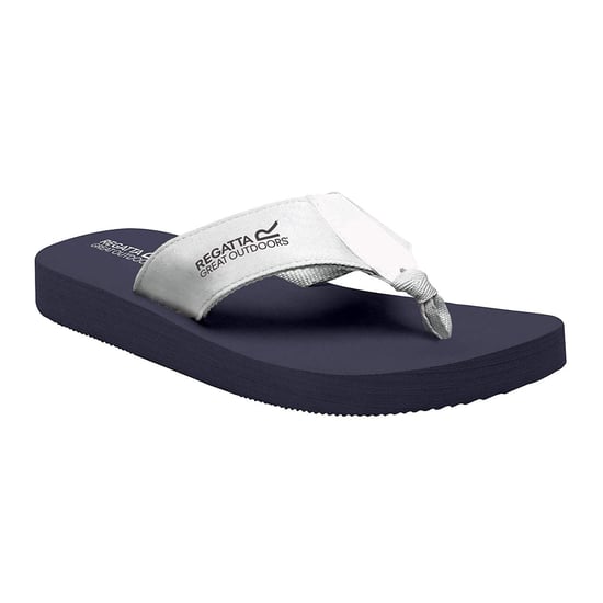Regatta Dames/dames Catarina teenslippers (Marine, Wit) - Image 1