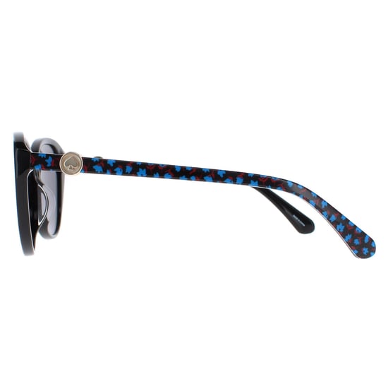 Kate Spade Cat Eye Womens Pattern Black Grey Polarised Visalia/G/S