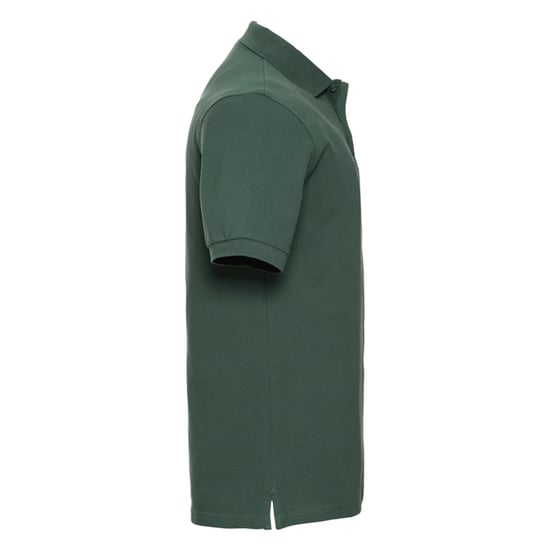 Russell Mens Classic Cotton Polo Shirt (Bottle Green) - Image 3