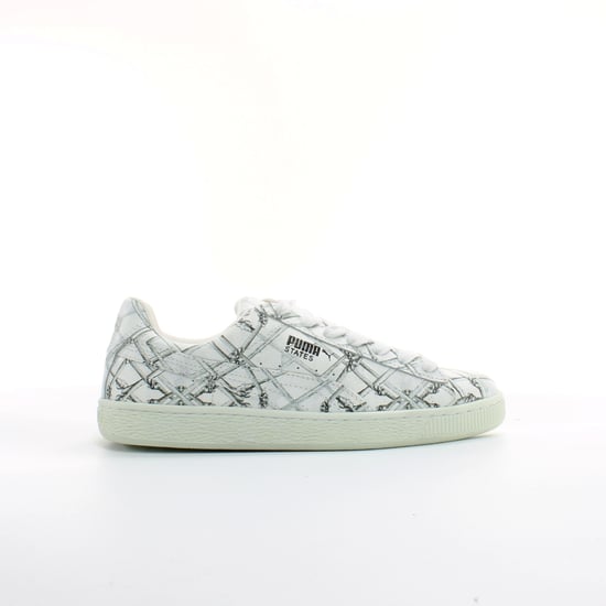 Puma States x Swash London Bones White Leather Mens Lace Up Trainers 360710 01