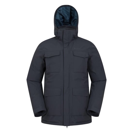 Mountain Warehouse Mens Concord Extreme Down Long Length Jacket (Blue) - Image 1