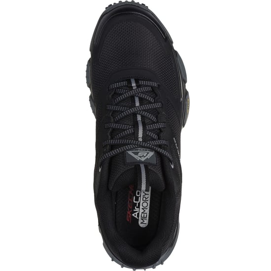 Skechers Skech-Air Sleek Envoy Leer Heren Zwart Wandelschoenen - Image 3