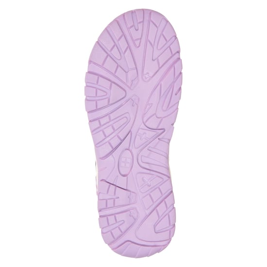 Mountain Warehouse Kinder-/kids sandalen met ton-sur-ton streep en 3 drukknopen (Paars) - Image 6