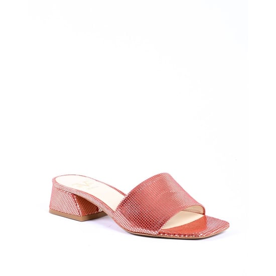 19V69 Italia Womens Sandal Red NEPER STAMP. LAM. ROSSO ORO