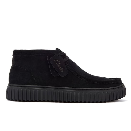Clarks Originals Torhill Hi Suede Herenlaarzen Zwart - Image 4