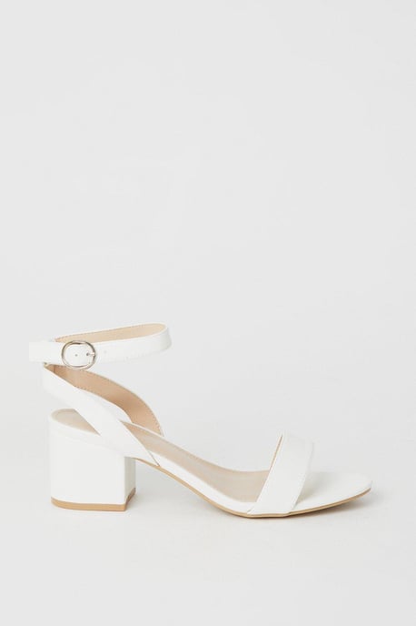 Wide Fit Tommi Barely There Mid Block Heel Sandals - Image 2