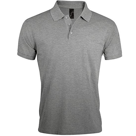 SOLS Heren Prime Pique Poloshirt met korte mouwen (Grijze Mergel) - Image 1