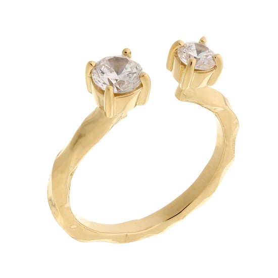 Orphelia Dames 925 Sterling Zilveren Ring - Goud ZR-7128/G - Image 1