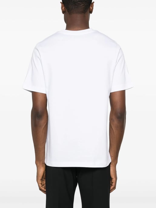 Casablanca Unity Is Power Printed T-Shirt in White - Image 4